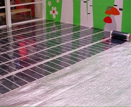 Procesul de instalare a încălzirii infraroșii