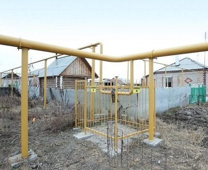 Полагане на газопровод по външен метод