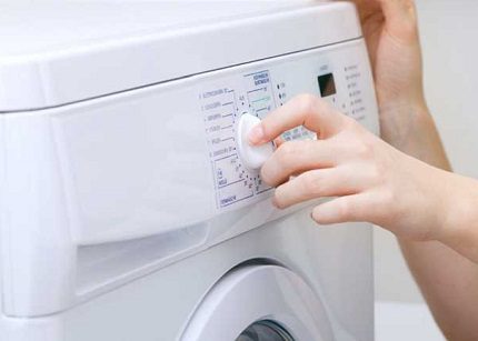 Überprüfung der Funktionsfähigkeit der Waschmaschine