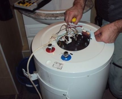 Die Besonderheiten Ihres Boilermodells können Sie in der Herstelleranleitung nachlesen. Reparatur des Warmwasserbereiters