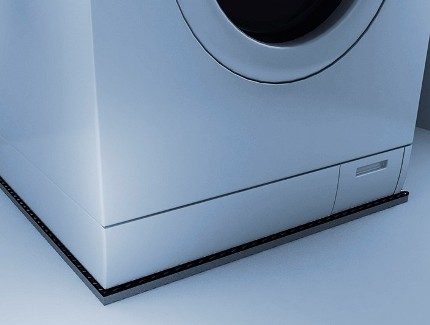 Antivibrationsmatte unter der Maschine