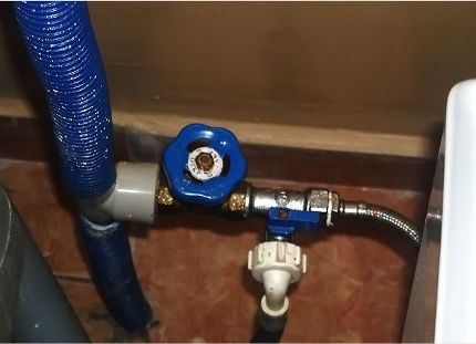 Anschluss an die Wasserleitung