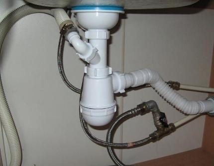 Wasserablauf in der Waschmaschine