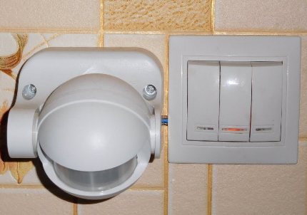 Sensor plus Tastschalter