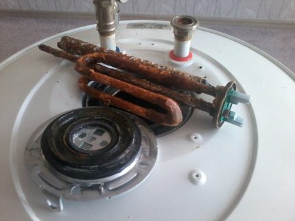Бойлерен ТЕН с котлен камък