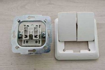 Aufbau eines Doppelschalters