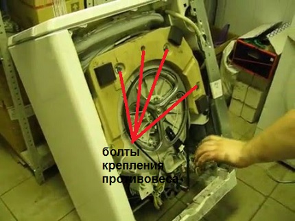 Сваляне на противотежестта
