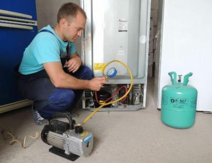 Зареждане с газ от нова серия 507