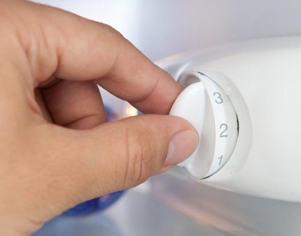 Einstellungen des Thermostats