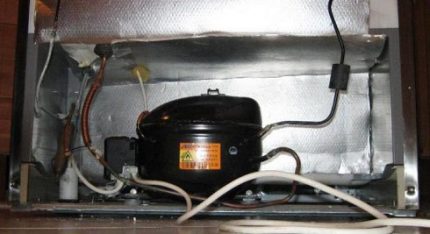 Kompressor des Kühlschranks