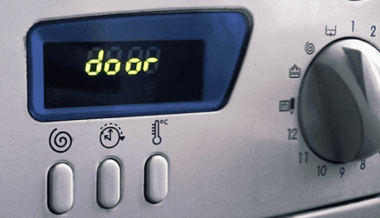 Fehlercode auf dem Display