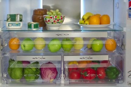 Frischezone im Vestfrost Kühlschrank