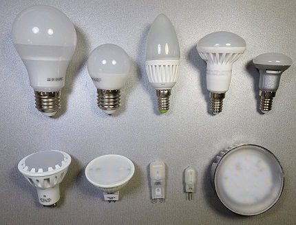 LED лампи с различна форма