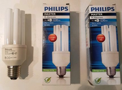 Лампите от PHILIPS са екологично безопасни Параметри на крушките PHILIPS