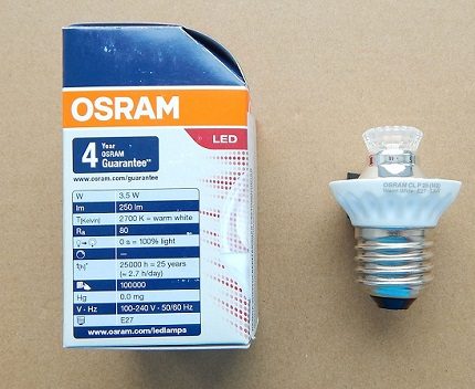 Светодиодни лампи E27 от Osram