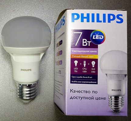 Светодиодна крушка E27 от Филипс