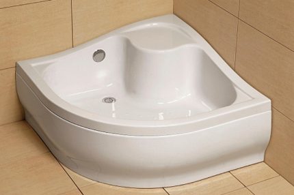 Neue Duschwanne für die Duschkabine