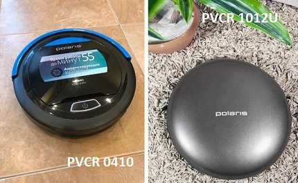 Външно оформление на моделите на роботи-прахоосмукачки Polaris Роботи-прахоосмукачки Polaris