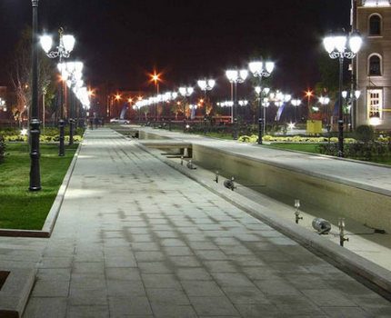 Улично осветление с живачни лампи