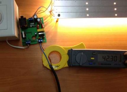 Изпитване на драйвера 40 W