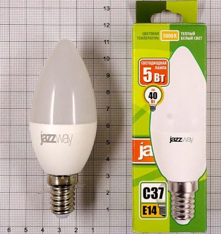 Светодиодна лампа JazzWay е14