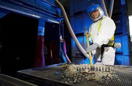 Обезвреждане на токсичните елементи на луминесцентните лампи