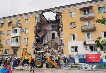 Газова експлозия в жилищна сграда