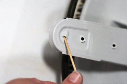 Mechanische Reinigung der Sprüharme