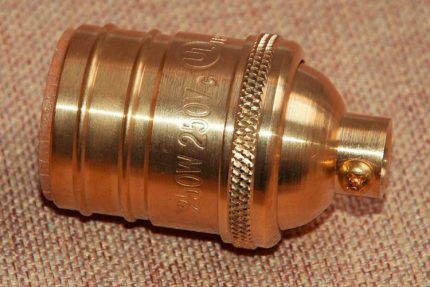 Kennzeichnung der Metallfassung