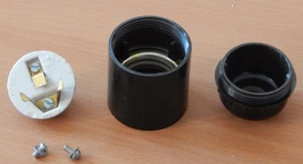 Zerlegen der Fassung
