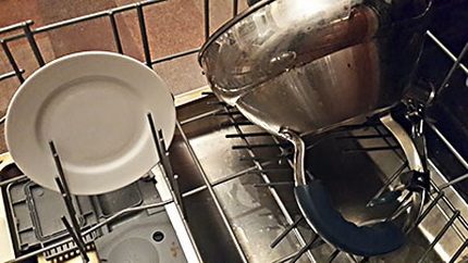 Конструкция на контейнера за съдове