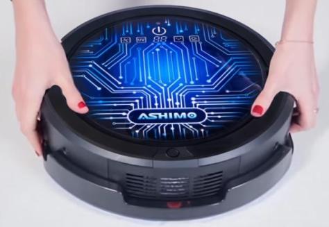 Aussehen des Staubsaugerroboters