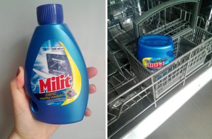 Евтино средство за съдомиялни машини Milit