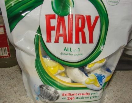 Verpackung des Fairy All in 1 Mittels
