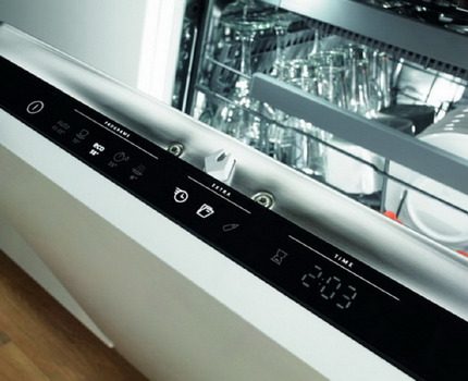 Bedienfeld bei den Geschirrspülmaschinen von Gorenje