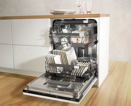 Offene Geschirrspülmaschine Gorenje