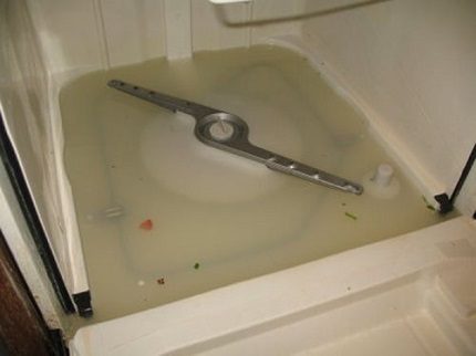 Стои вода в съдомиялната