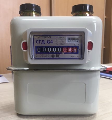 Вертикален газов брояч
