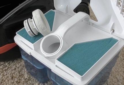 Aquafiltru de tip închis