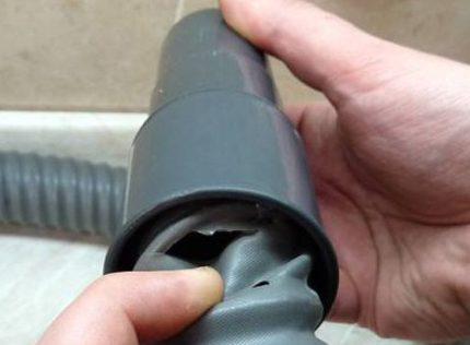 Скъсване на маркуча на съединението