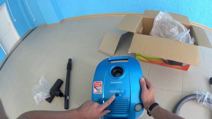 Индикатор за пълнота на праховия чувал
