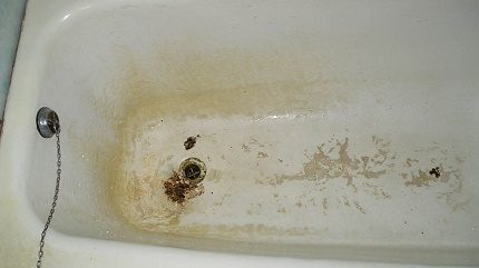 Отчупвания на покритието на ваната