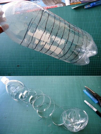 Kabel aus Flasche