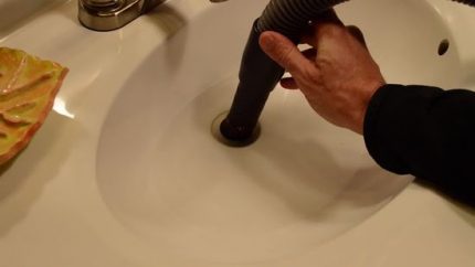 Staubsauger zur Rohrreinigung