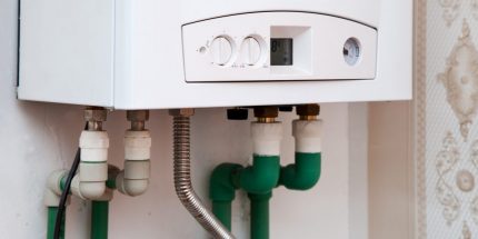 Място за свързване на газовата колона