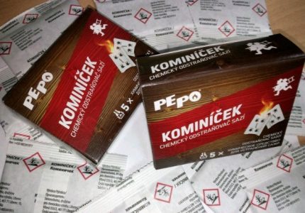 Препарат за почистване на комин