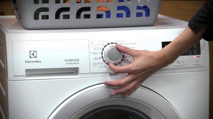 Избор на режими на пералната машина