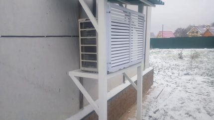 Сплит-система през зимата