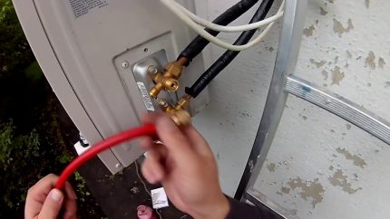 Kupferrohr der Split-Klimaanlage