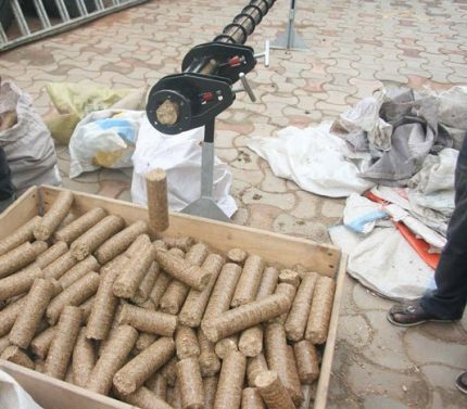 Суровина за производство на брикети